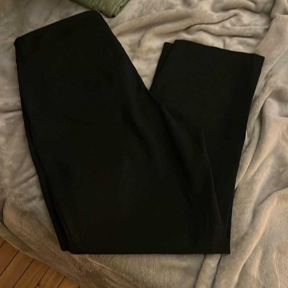 Black boot cut pixie pants